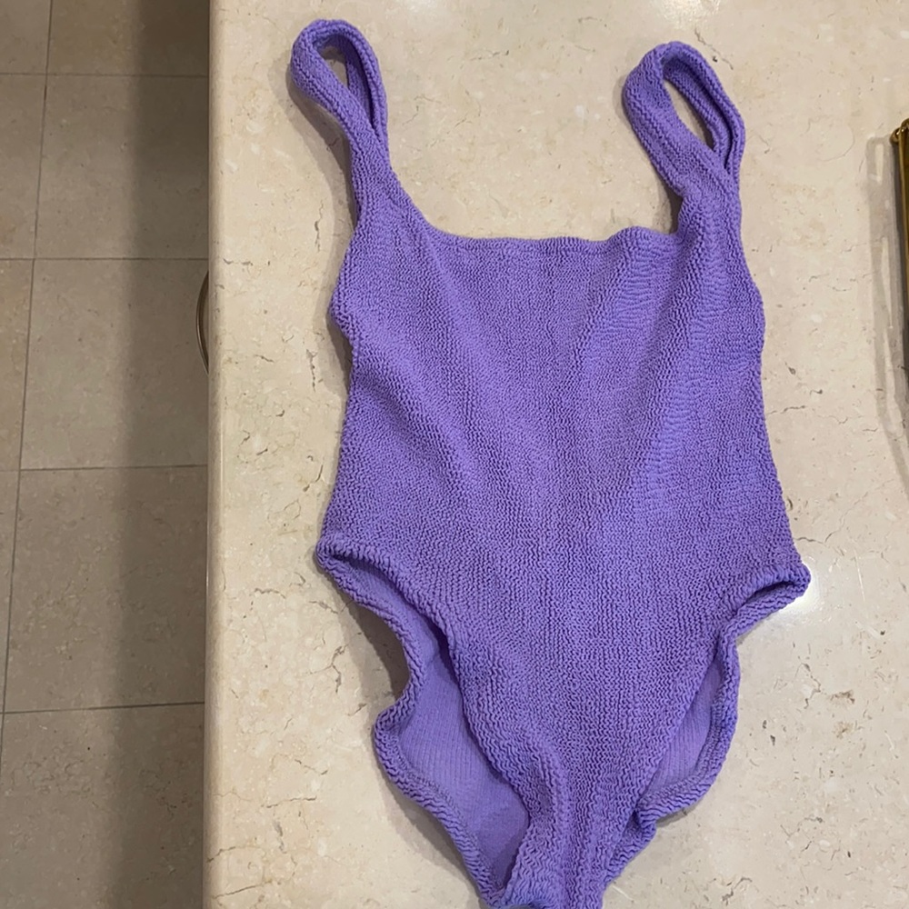 Hunza g purple one piece